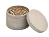 Zinc alloy new frosted tobacco mill diameter 63mm four new type