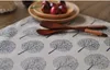 40x30 cm linho tapete de algodão moderno padrão de árvore placemat mesa de jantar tapete tapete coaster isolação térmico pad pad mesa decoração