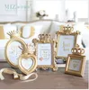 Miz Home 1 Piece 5 Model Luxury Baroque Style Gold Crown Decor Creative Resin Picture Desktop Frame Photo Frame Gift for Friend