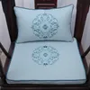 Embroidery Floral Vintage Chair Cushion Seat Home Decor Ethnic Waist Cushion Cotton Linen Chinese style Lumbar Pillow