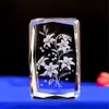 Fine Crystal Arts and Crafts Glass Cube Buddha Model Paperweight 3D Laser Engraved Tower Bridge Eye Big Ben Figurines Feng Shui Souvenirs Crafts