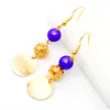 2018 Gli ultimi orecchini di perle alla moda disegnano orecchini in oro 14K per regalare a sua moglie un regalo a sorpresa