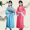 Costumes de danse de danse folklorique traditionnelle chinoise opéra ancien dynastie Tang han ming enfant hanfu robe vêtements fille enfants enfants6047855