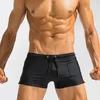 2018 badpakken heren zak zwemmen shorts sexy trekkoord zwembroek surf strand sport badmode hoge kwaliteit bokser shorts