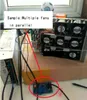 Freeshipping 12V 24V العاصمة التلقائي PWM PC وحدة المعالجة المركزية مروحة سرعة التحكم في درجة الحرارة تحكم + الاستشعار