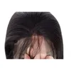 Brazylijskie peruwiańskie ludzkie włosy koronkowe przednie peruki proste dziewicze włosy 8-24 cala 3 sztuki proste dziecko włosy naturalny kolor 3 set