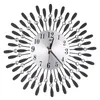 Art Diamond Modern Metal Wall Clock Большие настенные часы Home Home Living Room Офис Декор Blackgold Высококачественный C424463055