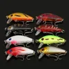 56PC Assorted mieszany zbiór łowienia Zestaw Plastikowy twardy wobbler Crankbait z wysokim haczykiem Minnow Bait Carp Fish Spinners268L9990468