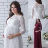Женщина секси кружева родильные платья родильные фотографии реквизит беременности платье макси фотография фото беременная мама беременная одежда для беременных
