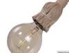 Vintage 6-10 Head 2M Hemp Rope Antyczne Żyrandol Klasyczny Regulowany DIY P Spidery Lampa Sufitowa Retro Lampa Edison Pedant Lampa do domu