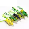 6 cm stora grodor toppvatten fiske lockar crankbaits krokar bas bete tackla konstgjord mjuk plastgrodor med rygg svans