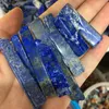 6 adet Doğal lapis lazuli noktası plaka cips kristal şifa meditasyon için ev dekorasyon kaba taş numune