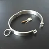 New Stainless Steel Neck Collar Bondage Lock Slave BDSM Restraints Posture Collar Adults Games Products Sex Toys For Couples Y18100702