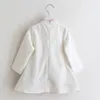 Mode bébé robe 2018 plus récent chinois Cheongsam enfant en bas âge enfants bébé filles vêtements à manches longues filles broderie robes mignon bébé vêtements