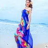 Mulheres Sexy Swimwear Bikini Cover Ups Moda Wraps Sunbathing Xale Beachwear Vestidos de Verão Sunscreen Impressão Poncho Sarong Cachecóis B3948