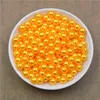 100pcs/bag 8mm Pearl Spacer Beads Craft ABS Plastic Loose Beads Jewelry Making Accessories DIY 20 Colors