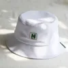 green Bucket Hat Fisherman Hats Men Women Outer Summer Street Hip Hop Dancer Cotton Panama City Hat1268U