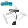 LED-gadget Nieuwe flexibele 9 LED's Mighty Bright Clip-on Orchestra Piano Muziek Stand Led Licht Tafel Leeslamp DHL FEDEX EMS GRATIS schip