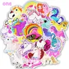 Waterproof Cartoon Animal Mixed Stickers for Children Adults DIY Desktop Wall Home Decoration Helmet Bicycle Luggage Creative Gift Stickers