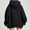 Shejoinsheenjoy Herfst Hoodies Dames Hooded Sweatshirt Fleece Warme Pocket Casual Black Oversized Hoodie Pullover Sudadera Mujer