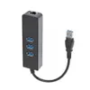 3 Port Piasta USB 3.0 USB do RJ45 Converter Gigabit Ethernet Karta sieciowa LAN ADPater do komputera wysokiej jakości szybki statek