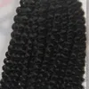 Klip w naturalnych kręconych brazylijskich rozszerzeń włosów 100g afro perwersyjne kinki w rozszerzeniach 9 sztuk African American Clip in Human Hair Extensions