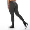 Gros-DHL Expédition Femmes Yoga Pantalon Sexy Slim Hip Élastique Haute Taille Fitness Gym Running Sportswear Solide Couleur Entraînement Leggings Collants