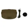 1-2 persoon buiten kamperen Hangmat hangende ontspannen slaapbed met muggen Net kamperen Hangmat Strap Army Green Sleeping Bed