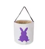 Coniglio Easter Basket Easter Bunny Borse Coniglio Printed Canvas Tote Bag Egg Caramelle Cesti 4 colori