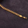 6 mm1630 tum 18k guldpläterad halsband mode personlighet sautoir manwoman guld par halsband tillbehör hip hop4891159