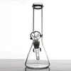 Hookahs 10.5" Classical Beaker Bong with ice-catcher Thickness Base Water Pipes for smoking Downstem Simple Glass Bongs