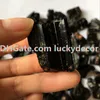 100g Dimensione casuale Irregolare Tormalina nera grezza Campione di minerali Pepite di pietre preziose Pietre di tormalina nera naturale ruvida Cristallo dell'altare Reiki