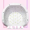 72W40W Dual UV Nail Lamp LED -lampa för manikyr Nageltork för alla geler Polish Infrared Sensor 10306099S TIMER LCD Display Y1815474800