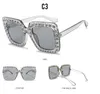 Big diamond Sun Glasses Square colored Shades Women Oversized Sunglasses Retro Top Crystal Trend Rhinestone ljje9