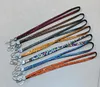 Gratis frakt DHL Alla 39 st Färger för Välj Ny Bling Rainbow Rhinestone Lanyard Crystal Neckrem Diamant Long Lanyard med Keychain