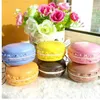 1 pièce de couleur aléatoire Kawaii Dessert doux Macaron Squishy mignon breloques de téléphone portable sangles de clé