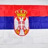 Serbia National Flag 3x5 ft90150cm Hanging National Flag National Decoration Decoration Banner9022487