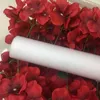 Jolie rangée de fleurs pour Pivilon, passerelle, scène, support, chemin de Table, décoration de mariage, 4 pièces/lot 1mL x 25cm