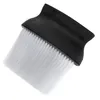 Professionell frisörsalongfrisör Wide Cleaning Brush Neck Dust Clean Brush Comb Barber Hair Cutting Styling Equipment Black7701709