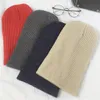 Outono e Inverno Chapéu De Lã Chapéu De Malha Chapéu Ocasional para Casal Feminino Barato Skullies Caps Mulheres Gorro Gorros Das Senhoras Chapéus negros