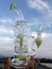 Glass Bong Fab Egg Shape Dab Oil Dab Rigs Thick Bongs 9.2''Glass Water Pipes Percolator