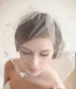 Twigs & Honey Vintage Wedding Veils Blusher Hair Pieces Pearls One layer Short Headpieces Bridal Veils #V202