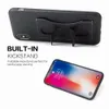 Fierre Shann PU Kick Stand Kaarthouder voor iPhone Xs Max XR X 8 7 6s Plus Case voor Samsung Galaxy S8 S9 Plus Note 8 Note 9 Terug Co3532281