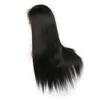 250% Densité Lace Front Perruques de Cheveux Humains Soie Droite Brésilienne Vierge Remy Perruques de Cheveux Humains Sans Colle Lace Front Perruque pour Femmes Naturel Noir