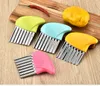 Fabrik Direkt rostfritt st￥l WAVY CUTER Multifunktion Potatiskniven Cutter Cut Primera Fries Kitchen Gadgets Tools Tools