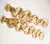 Blonde Hair 200g 1G / Strand Dwukrotnie Drawni Fusion Hair Body Wave Nail U Tip Machine Made Remy Pre Bonded Hair Extension