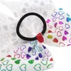 Baby Heart Print Hairbands girls Bow hair accessories cartoon kids Bows Headbands 8 colors C3700