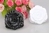 Pocket Mirror Plastic Portable Rose Flower Shape Compact Mirror Magic 3D Double Sided Fold Retro Makeup Mirrors