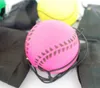 2018 Nowy zabawny sprężysty fluorescencyjny gumowy zespół nadgarstek Ball Ball Gags Zabawki Zabawne Elastic Ball Training Kids Toys Antistress Random Colo1611356