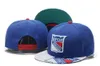 New York Rangers Hóquei no Gelo Malha Gorros Bordados Chapéu Ajustável Bordado Snapback Caps Azul Branco Cinza Preto Costurado Chapéus O4771467
